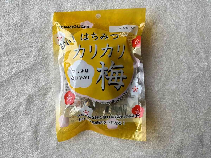 ダイソーの「友口 はちみつカリカリ梅」