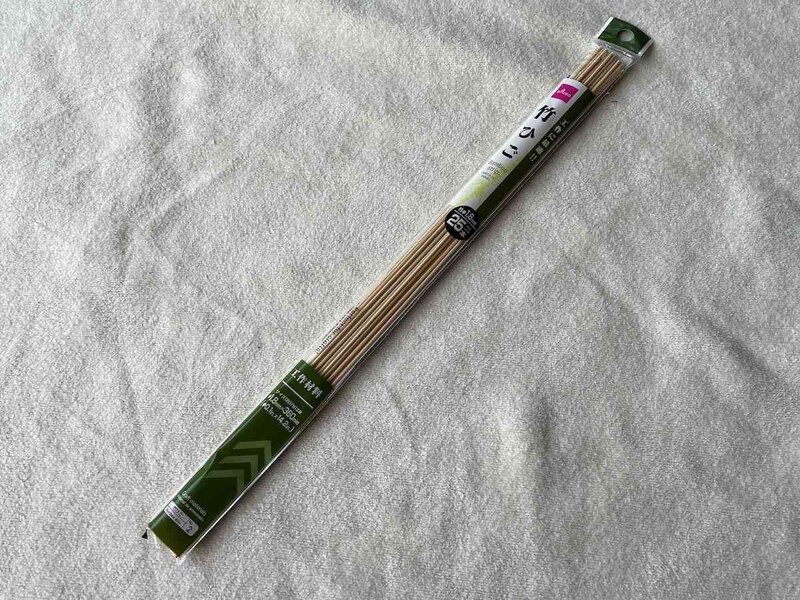 ダイソーの「竹ひご 1.8×360mm」