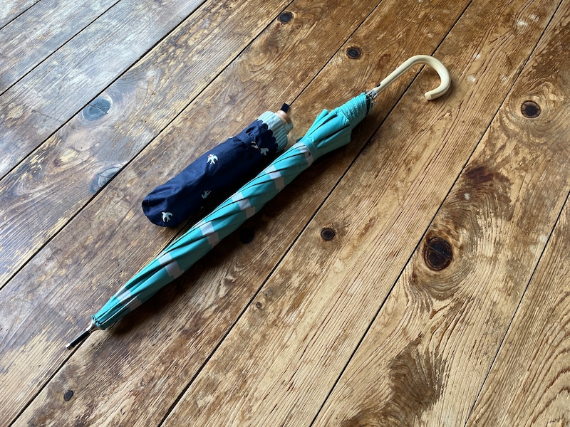 折りたたみ傘と長傘