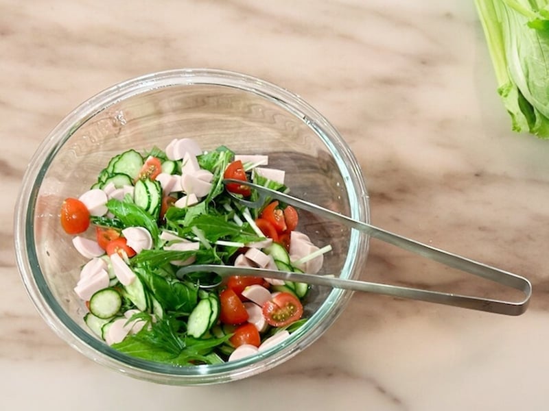 魚肉ソーセージサラダレシピ