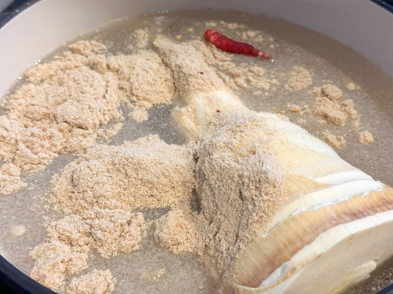 たけのこのアク抜き