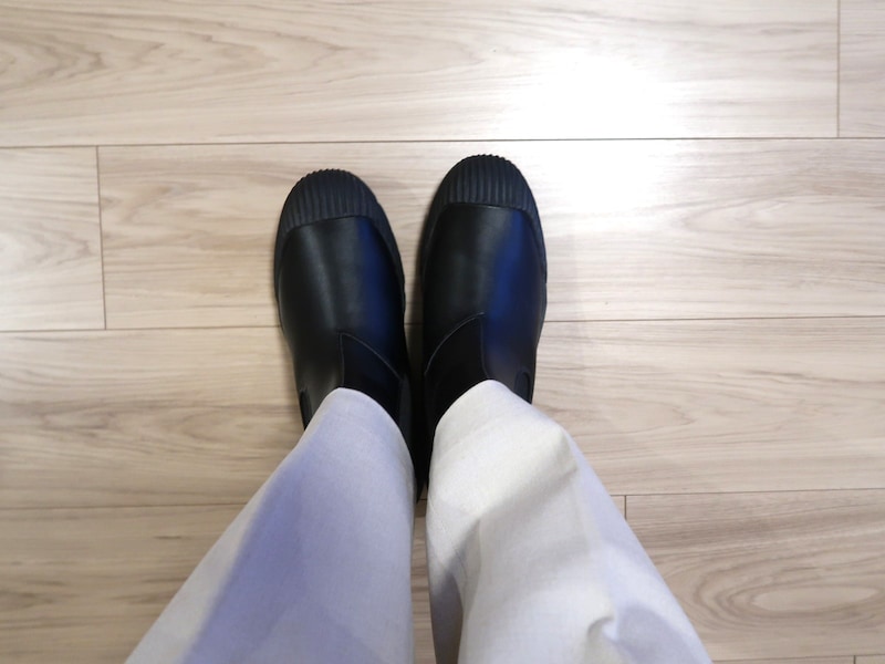 ボリュームが出過ぎないので、きれいめパンツでもしっくり