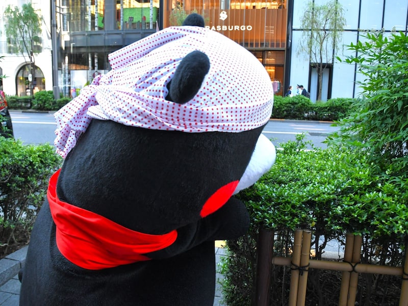 銀座熊本館＝5月16日、東京都中央区