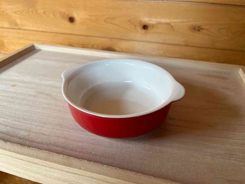 ダイソーの「グラタン皿」