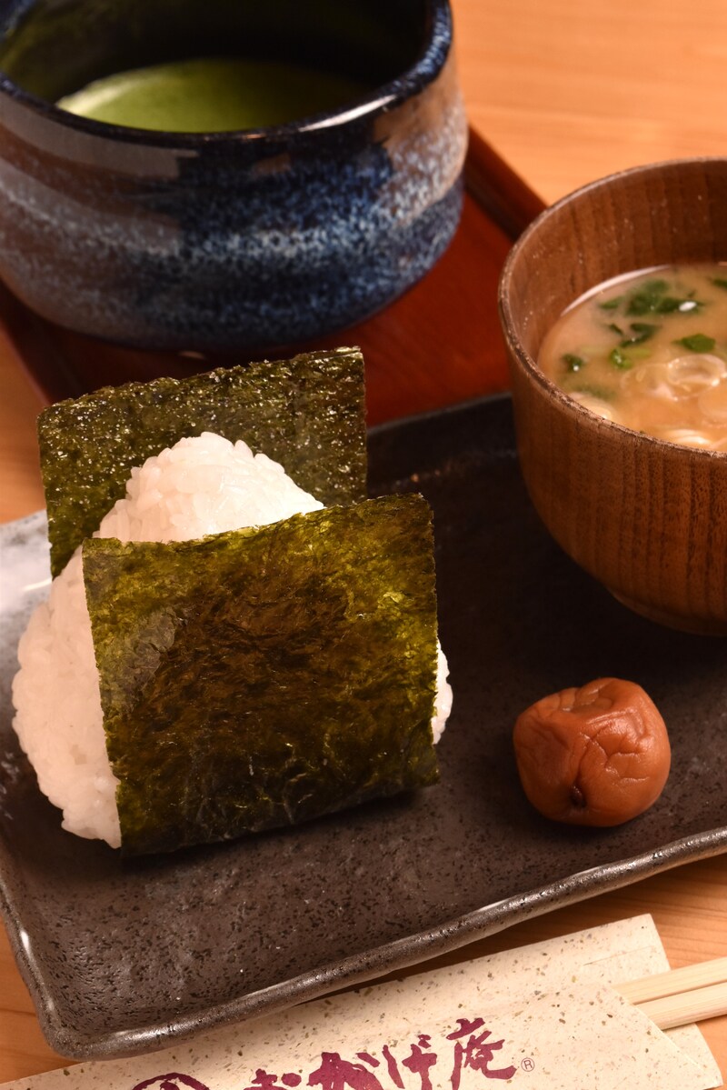 おかげ庵のおにぎりモーニング