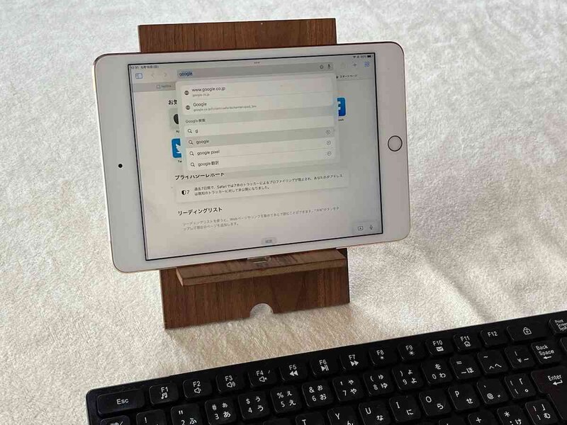 ダイソーの「フルキーボード（BK）」使用中に接続が切れることもなく快適