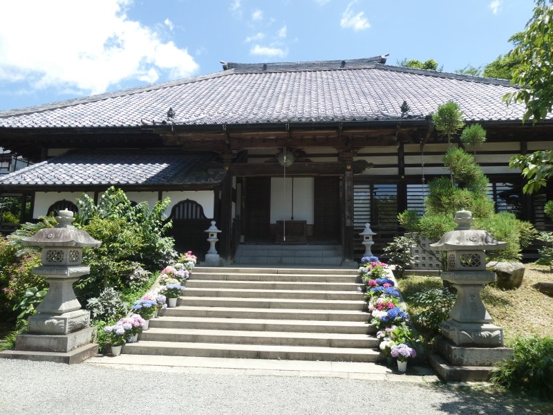 雨引観音(17)/境内のあじさい・奥の院