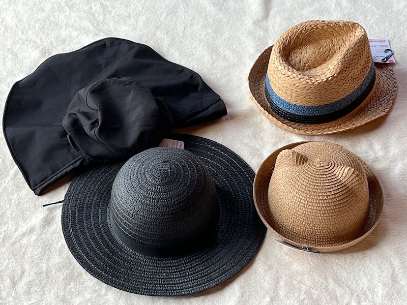 ダイソーの「帽子」は季節によって種類が異なるのも楽しい