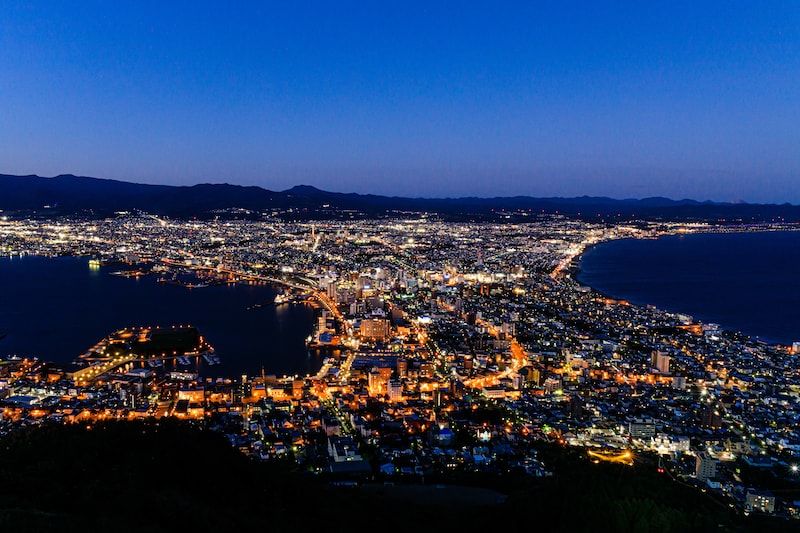 函館山の夜景(提供:函館市)