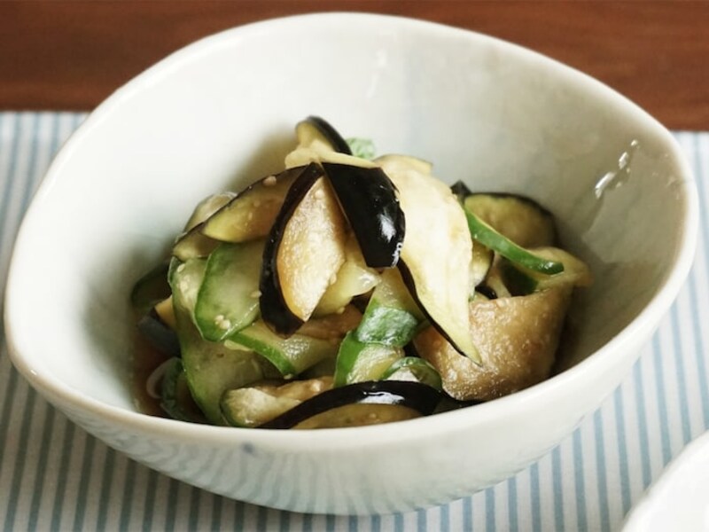 なすときゅうりの酢の物