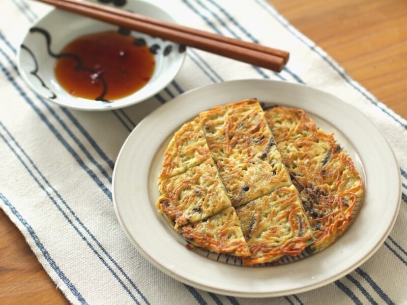 カリカリそうめんチヂミ