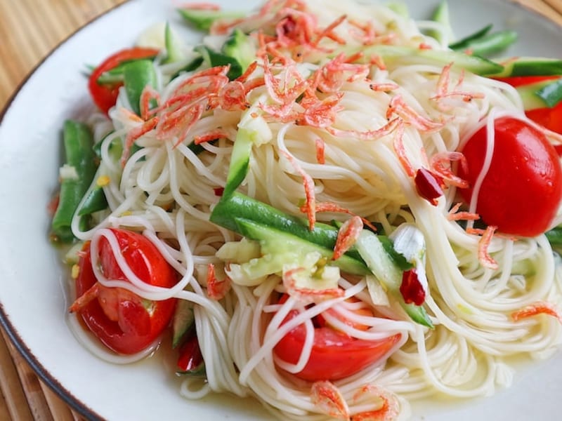 ソムタム風そうめん