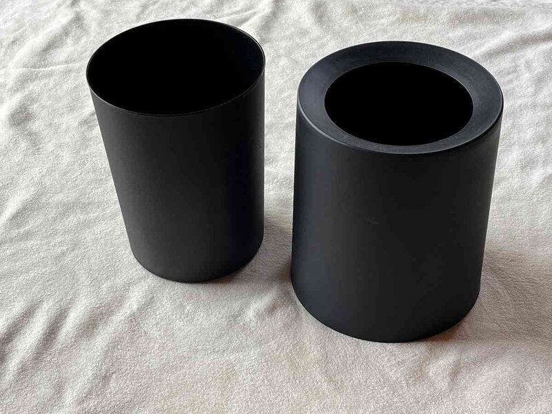 スタンダードプロダクツの「2重ゴミ箱 ブラック」は2つに分かれる