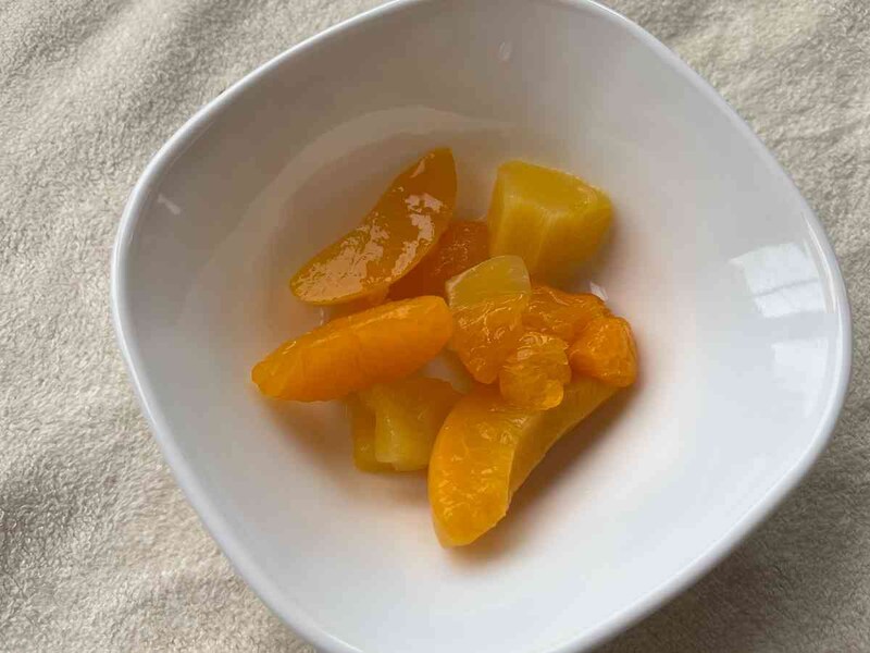 みかん・パインアップル・黄ももが入っている