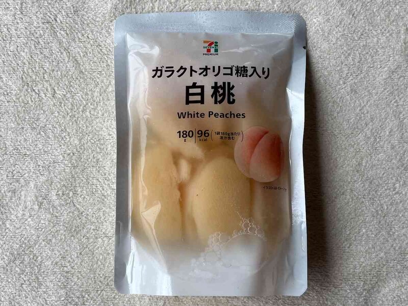 セブンイレブンの「7プレミアム 白桃」