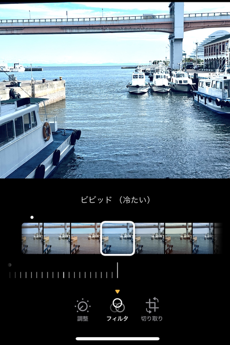 iPhoneの「写真」アプリ