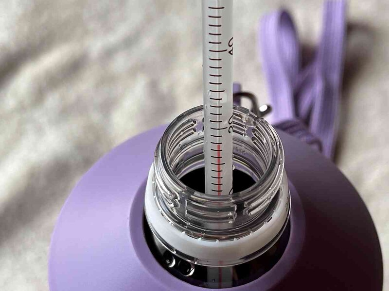 スリーコインズの「ペットボトルクーラー」に入れたドリンクの温度は16度