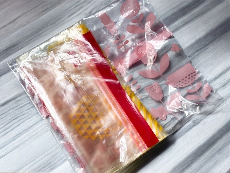 いろいろ使い道があるチャック付きの保存袋