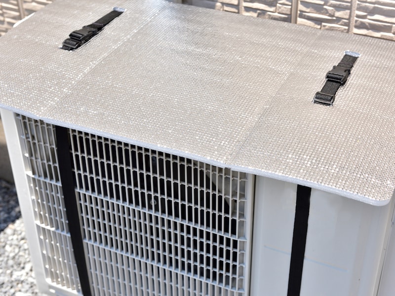 日除けカバーよりも、少し離れたところにすだれを置く方がおすすめです