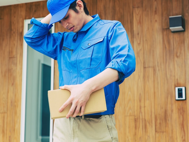 再配達は配送効率を下げる要因の1つ