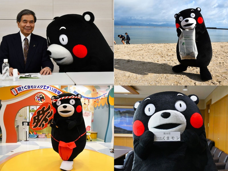 7月のくまモン、何していたの？ ©2010熊本県くまモン