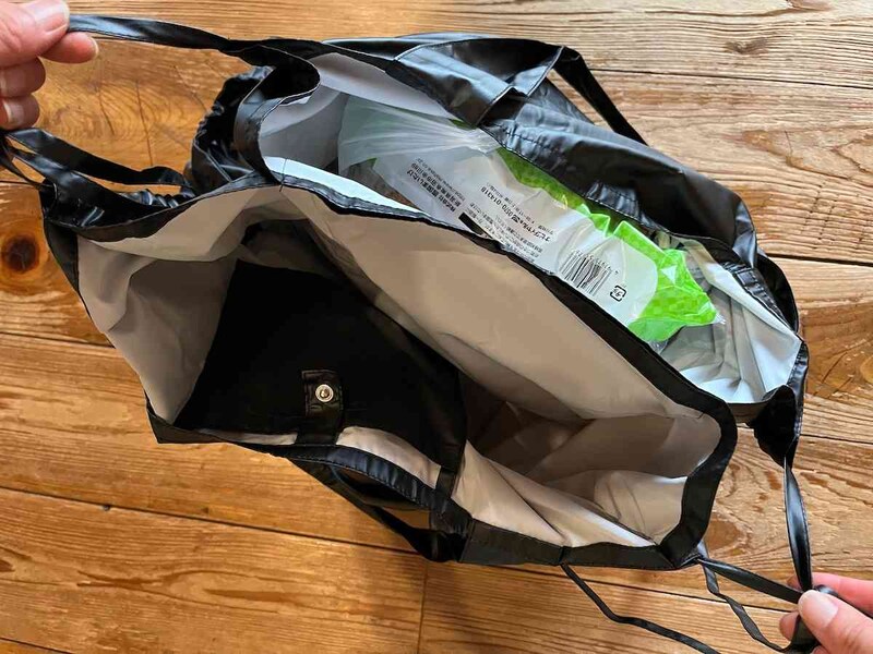 スリーコインズの「ギャザートートバッグ」をエコバッグとして使ってみる