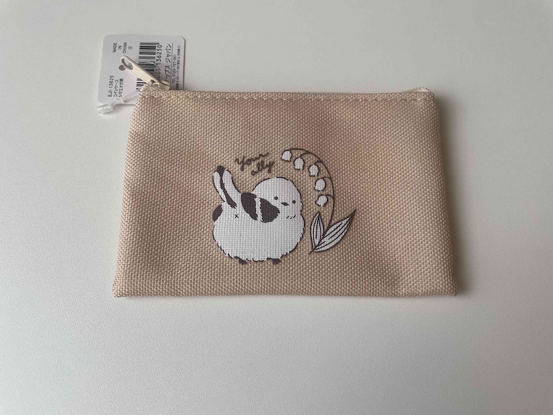 セリアの財布「コインケース?シマエナガ柄」