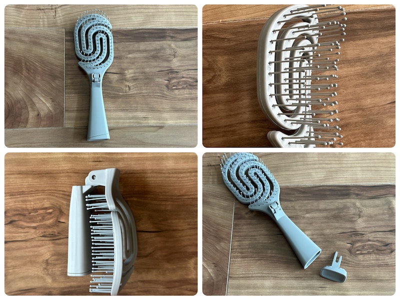 「乾きやすいブローブラシ 折りたたみタイプ」