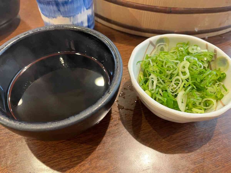 ねぎなどの薬味は無料