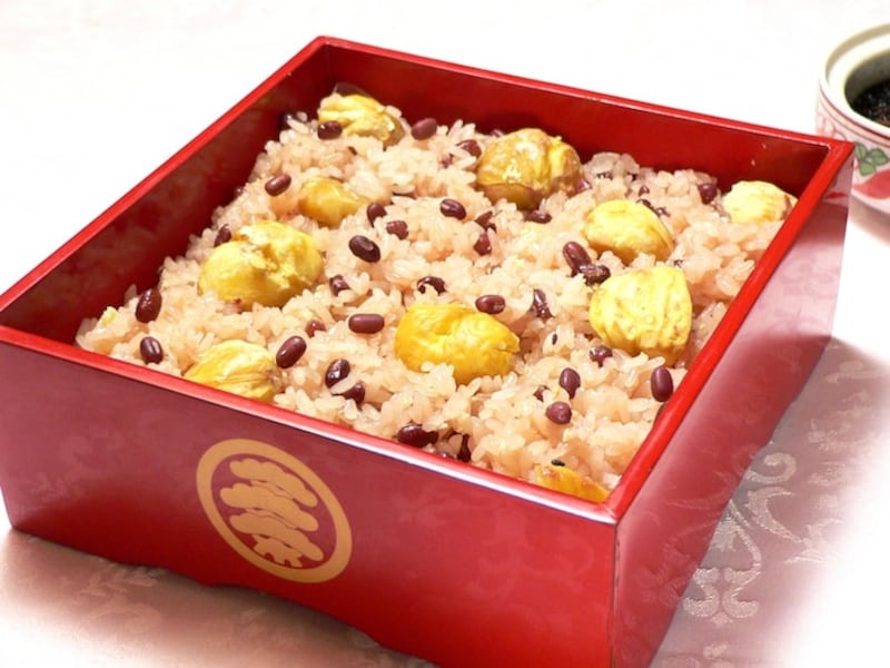 栗赤飯(栗おこわ)