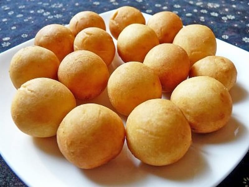 タピオカ粉とさつまいもの団子