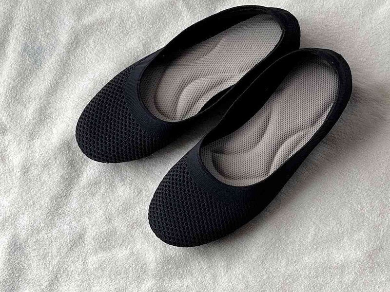 ワークマンの「雲の上ウォッシャブルニットパンプス」