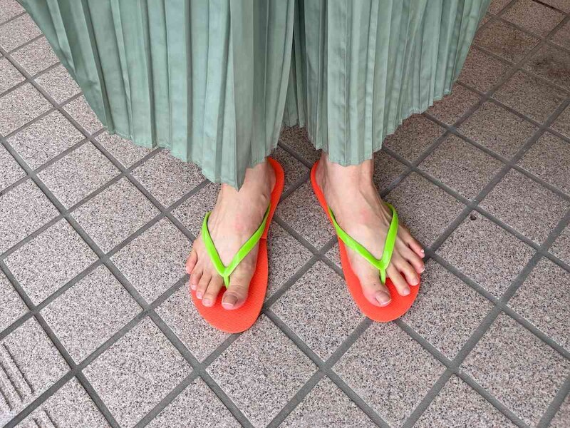 ワークマンの「ビーチサンダル」はソールは薄め