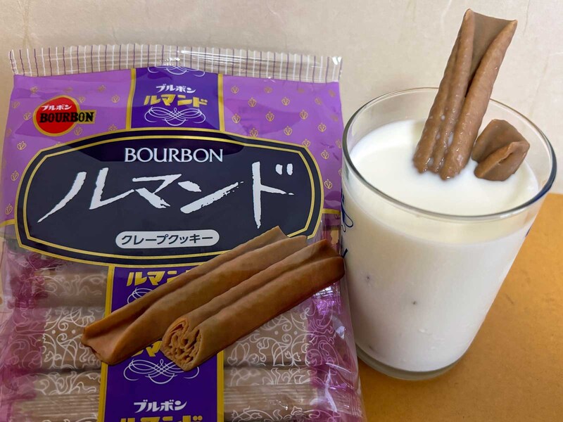 ルマンドのミルク漬け