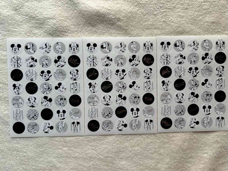 キャンドゥの「ディズニー/ポイントシール ミッキー&フレンズ」は同じシールシートが3枚入ってお得