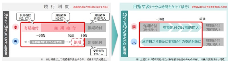 厚生労働省の資料より、見直しの概要