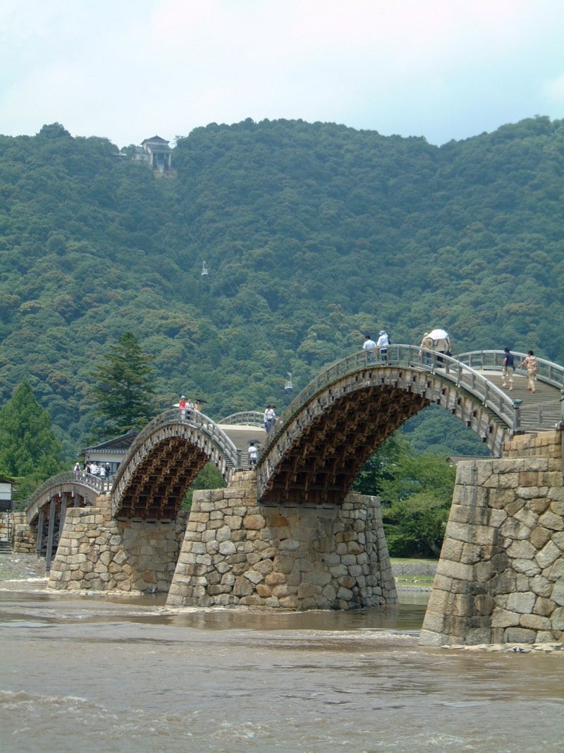 錦帯橋と岩国城ロープウェイ