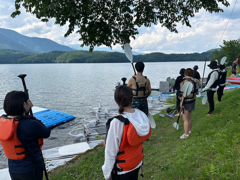 カヤック のレッスン