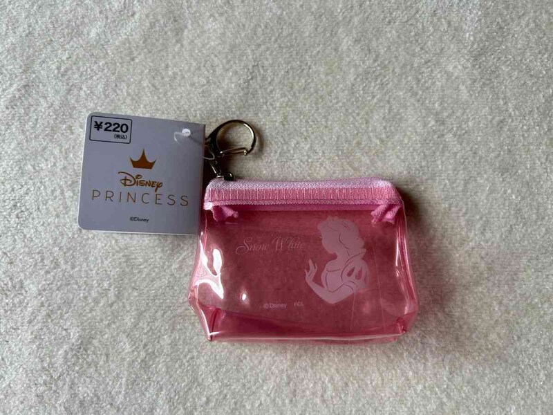 キャンドゥの「ディズニープリンセス/クリアミニポーチ 白雪姫」