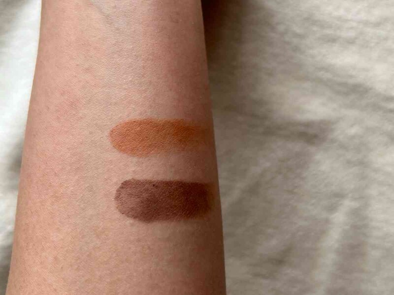 セリアの「TMアイブロウパウダー テラコッタブラウン」のカラー