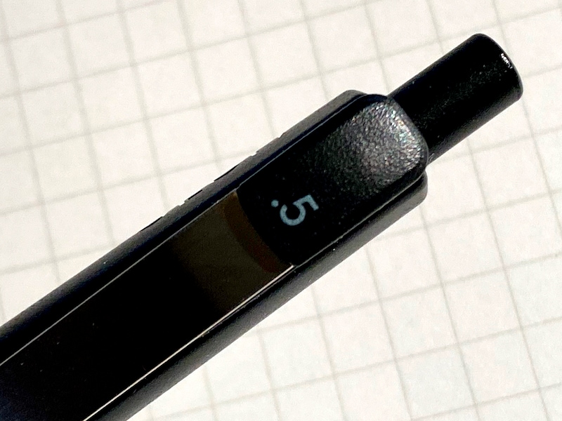 ボール径表示部分