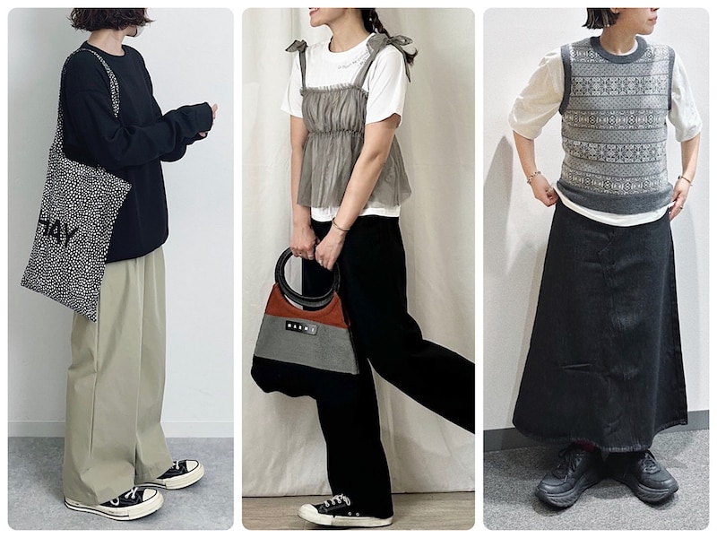 コーデが引き締まる！ 無印良品の黒アイテムを取り入れた秋の着こなしをご紹介します