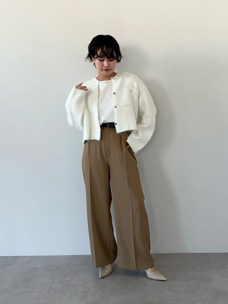 【OKコーデ】太めシルエットのパンツは、なるべくトップスをコンパクトにするのが正解 出典:WEAR