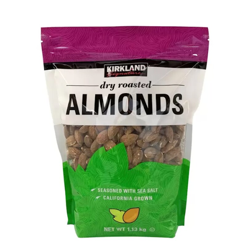 コストコの「カークランドシグネチャー ドライロースト アーモンド 1.13kg」
