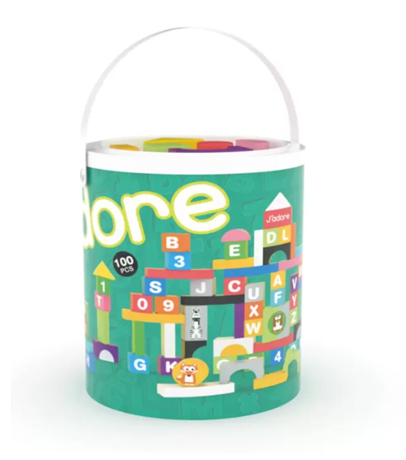 コストコの「積み木セット 100個入」