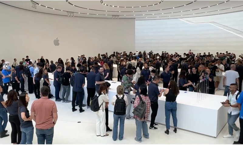 アップルのスペシャルイベントの様子