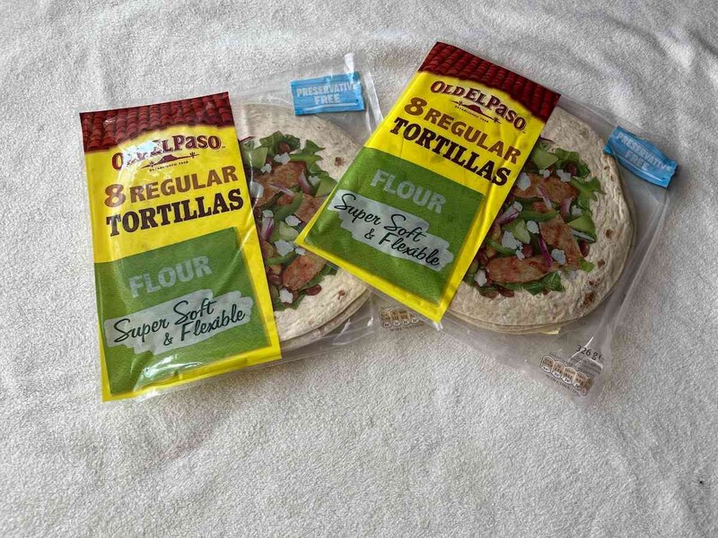 コストコの「トルティーヤ」は8枚入りが2袋で合計16枚