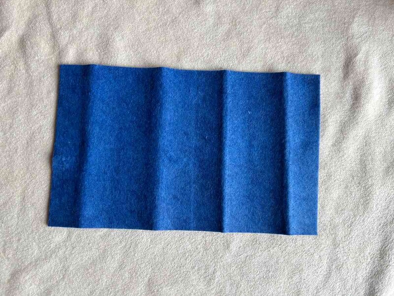 ダイソーの「厚地フェルト(メランジ調)」は手洗い可能