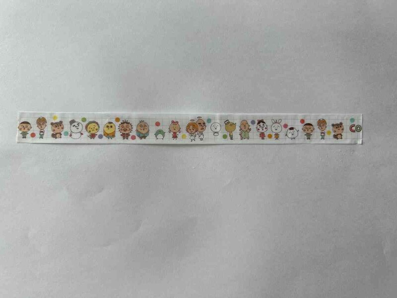 ダイソーの「マスキングテープ1.5cm×4m(コジコジ)」はキャラクターも可愛い