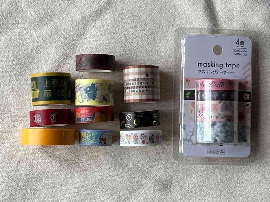 ダイソーの「マスキングテープ」は110円（税込）で季節ごとの展開も待ち遠しい